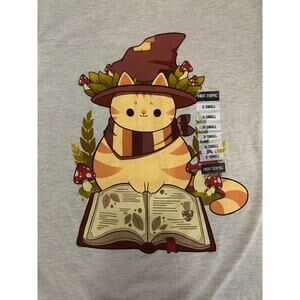 HOT TOPIC Rihnlin Graphic Tee NWT Unisex Kinda Gray Oatmeal SS Size XS